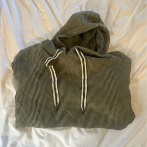 Aerie Cozy Olive Green Hoodie